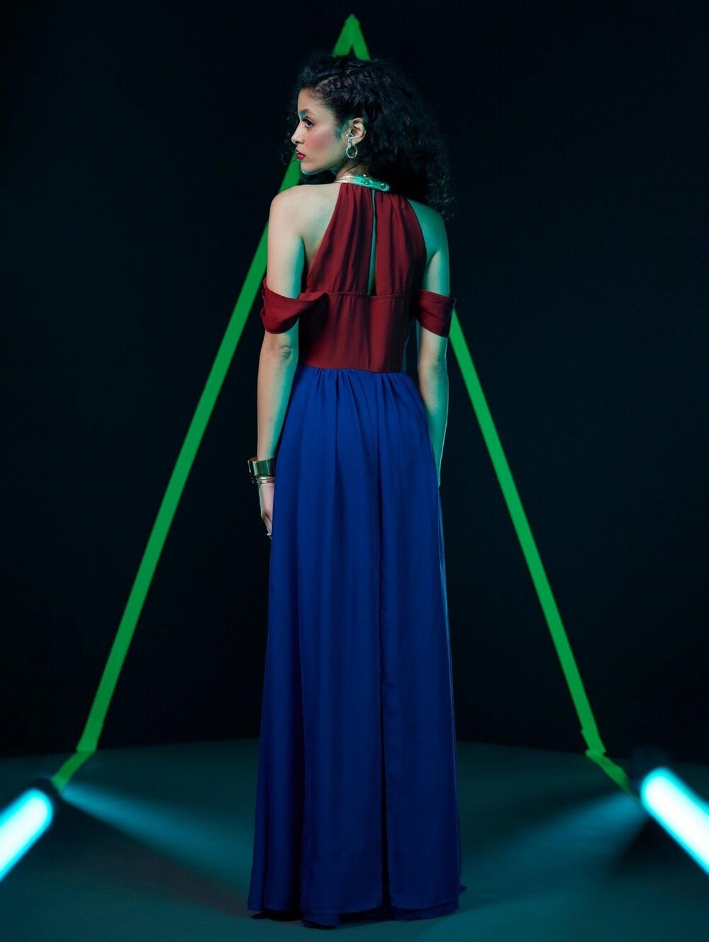 Her Universe Marvel The Marvels Captain Marvel Maxi Dress - Picture 3 of 5
